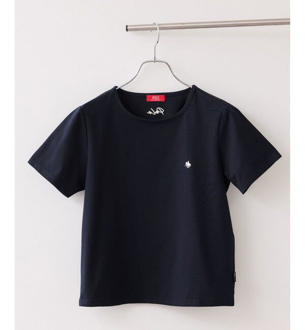 VIS「【POLO BCS】VIS別注刺繍コンパクトTシャツ/一部WEB限定カラー」|Tシャツ・カットソー|ネイビー(40)
