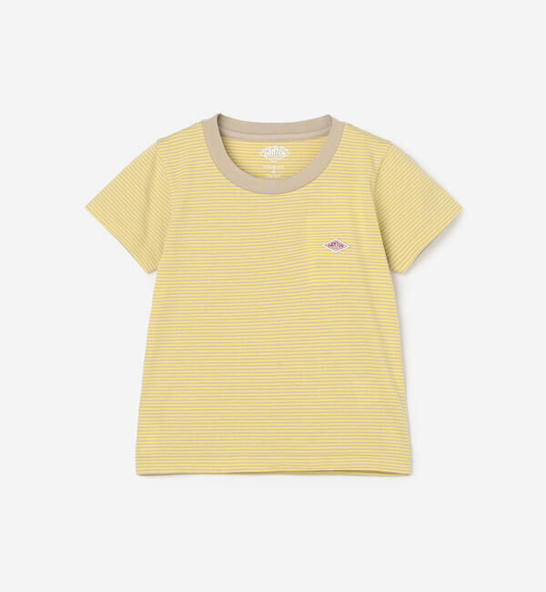 DANTON「DANTON | キッズ クルーネックTシャツ STRIPE」|その他|YELLOW系1