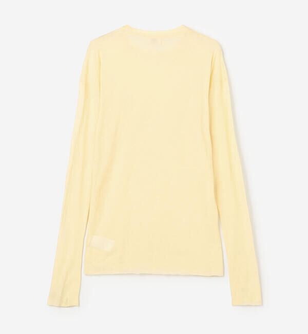 UNFIL「UNFIL | コットン シアージャージー長袖Tシャツ WOMEN」|Tシャツ・カットソー|