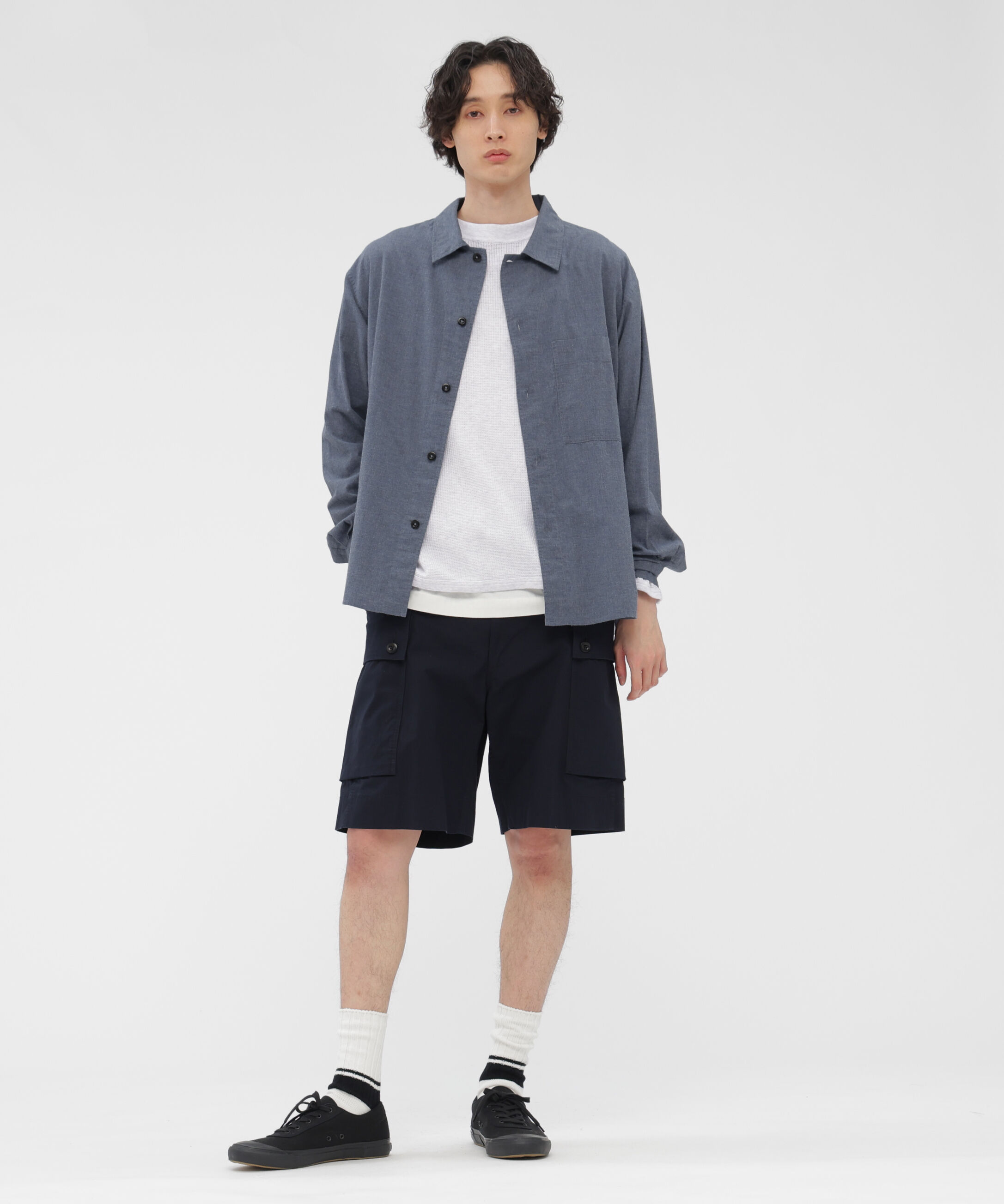 MHL.「TOP DYED COTTON POPLIN SHIRT」|シャツ・ブラウス|