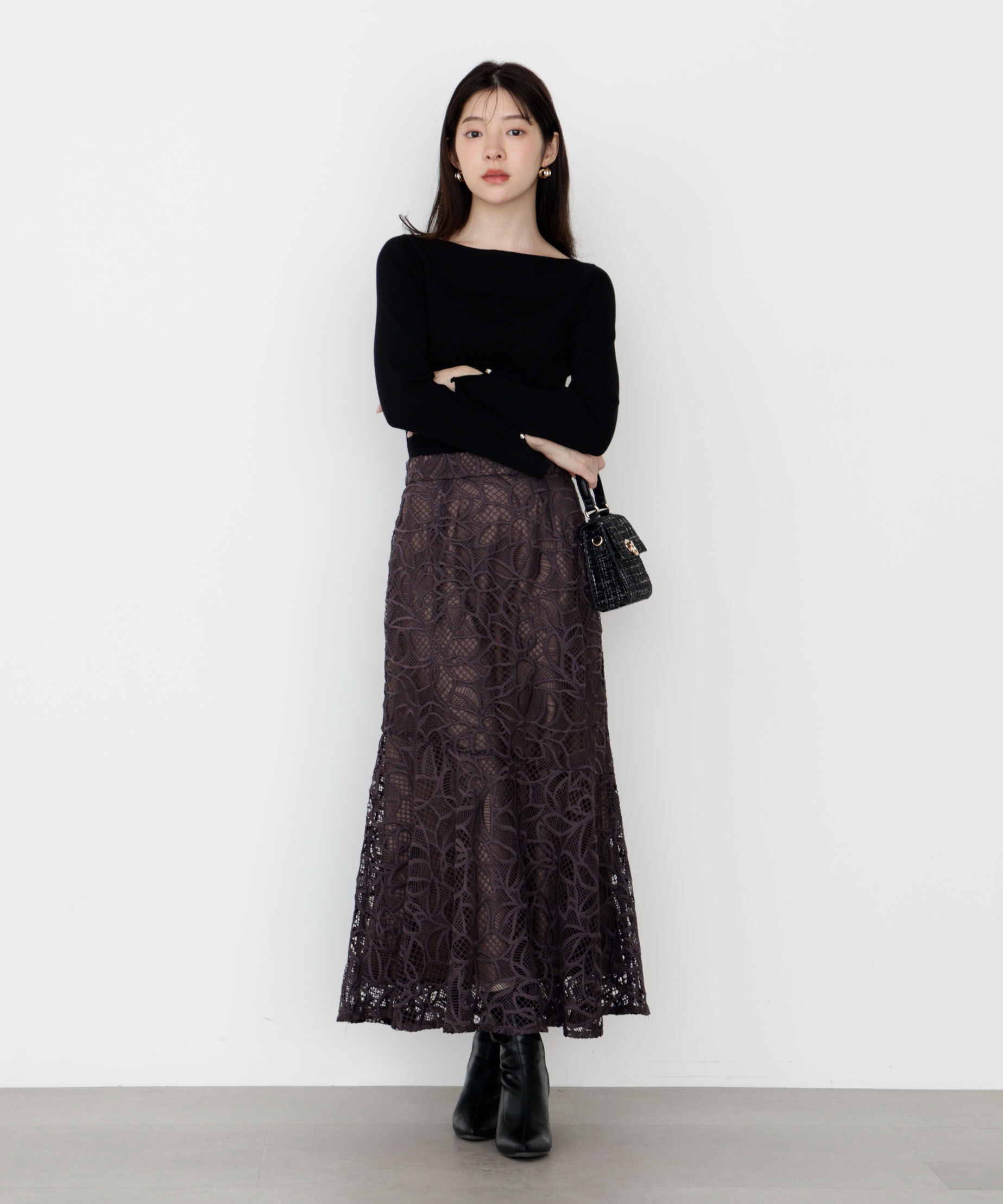PROPORTION BODY DRESSING「ケミカルレースマーメイドスカート 25AW」|スカート|