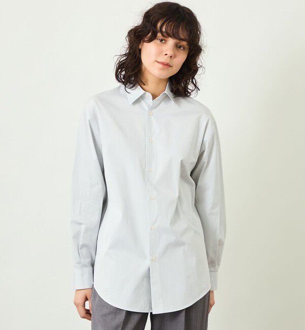 MACKINTOSH PHILOSOPHY「【GREY LABEL】THOMAS MASONレギュラーカラーシャツ」|シャツ・ブラウス|グレー