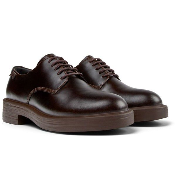 CAMPER「[カンペール] DEAN / フラットシューズ」|ビジネス・ドレスシューズ|ダークブラウン