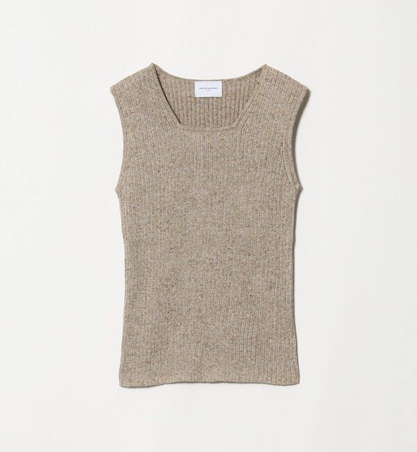 UNITED ARROWS「ノースリーブ カラー ニット ‐ウォッシャブル‐」|ニット・セーター|MD.BROWN