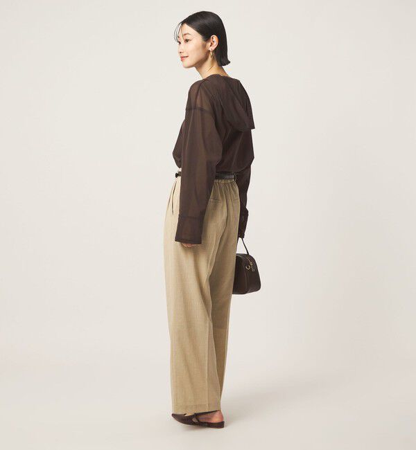 UNITED ARROWS green label relaxing「シアー フーディー プルオーバー カットソー」|Tシャツ・カットソー|
