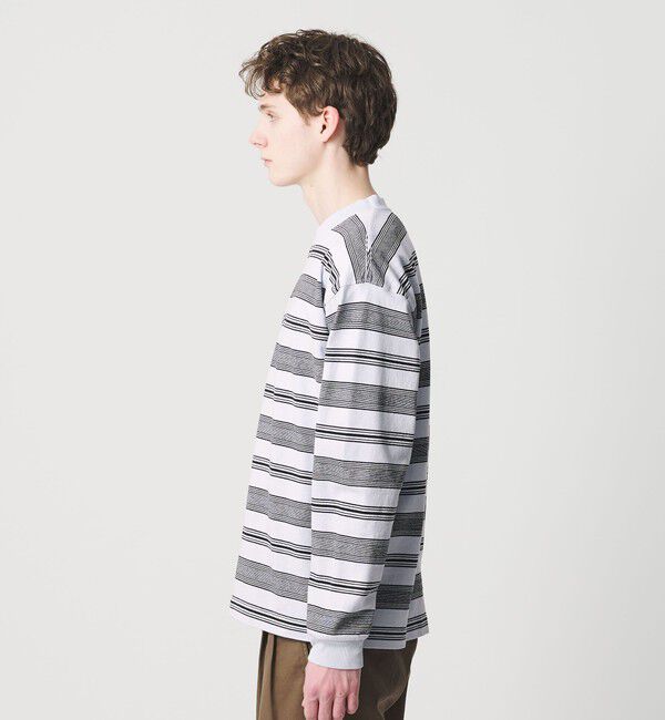 BEAUTY&YOUTH UNITED ARROWS「12oz ヘビーウェイト ボーダー クルーネック カットソー」|Tシャツ・カットソー|