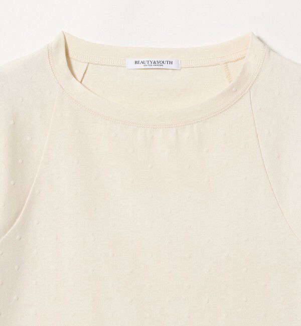 BEAUTY&YOUTH UNITED ARROWS「コットン ドットプリント  Tシャツ」|Tシャツ・カットソー|