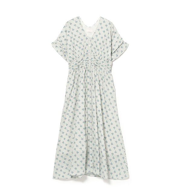 Demi-Luxe BEAMS 「ne Quittez pas / スモール フラワー ギャザー ワンピース」|ワンピース|