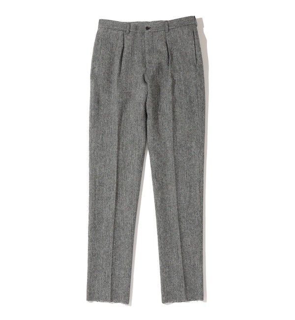 SHIPS「Southwick: HarrisTweed 1タック IVY トラウザーズ」|スラックス|