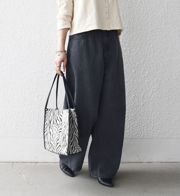 SHIPS any「《予約》SHIPS any:〈洗濯機可能〉バレル デニム パンツ［SHIPS any DENIM］」|デニム|