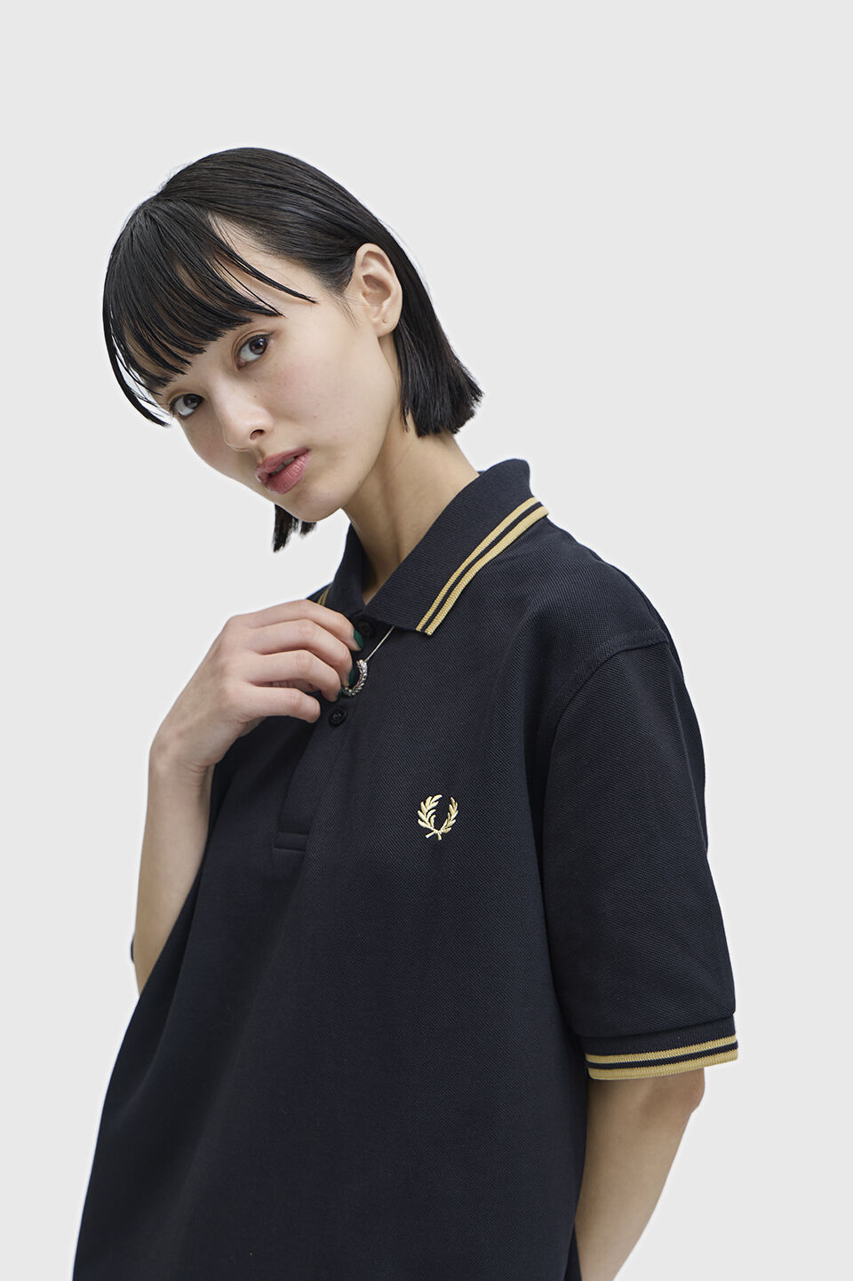 FRED PERRY 「The Fred Perry Shirt  M12／イングランド製 フレッドペリー ポロシャツ M12」|ポロシャツ|BLACK