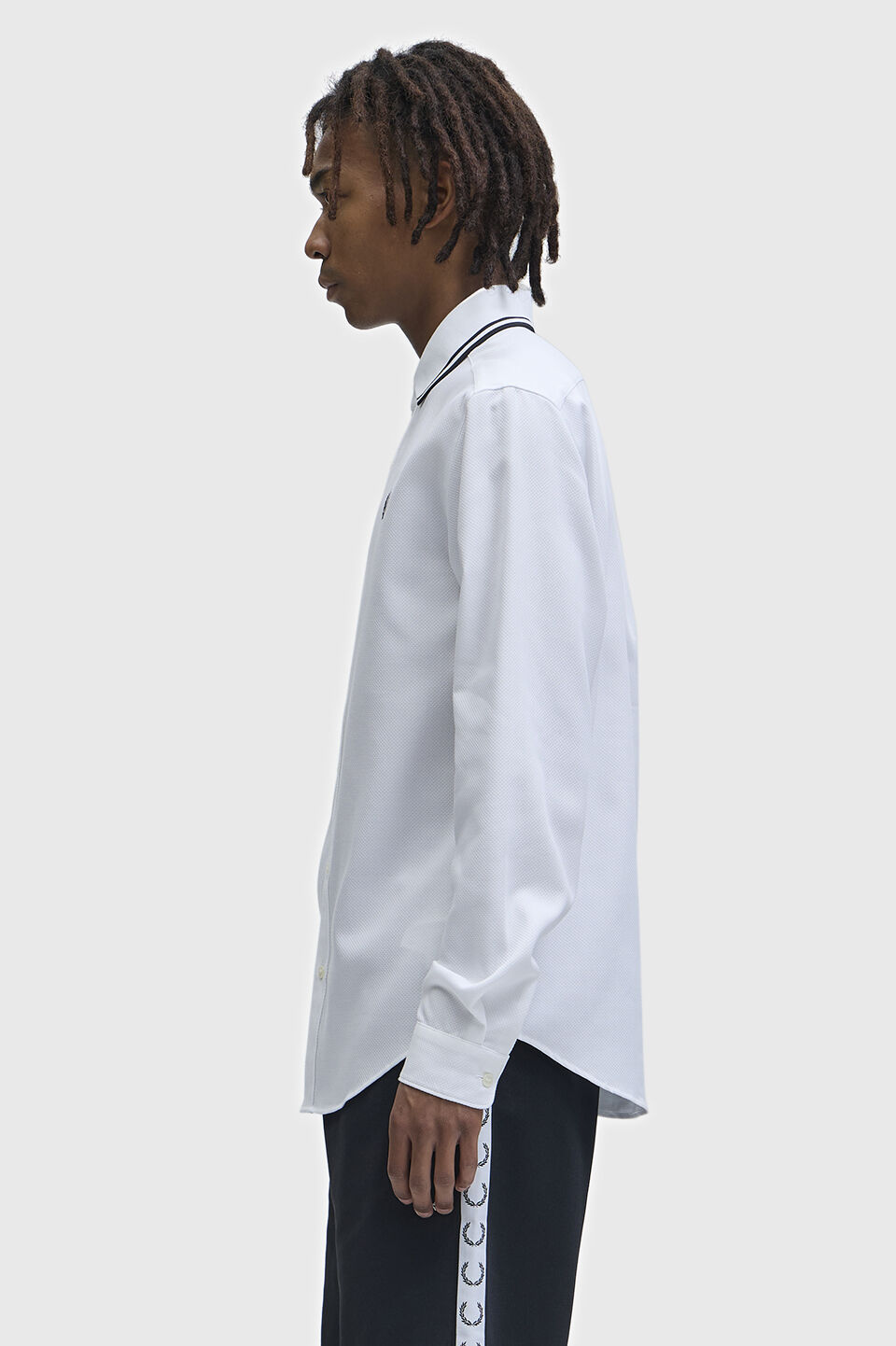 FRED PERRY 「Polo Collar Woven Pique Shirt／ポロカラーウーブンピケシャツ」|シャツ・ブラウス|
