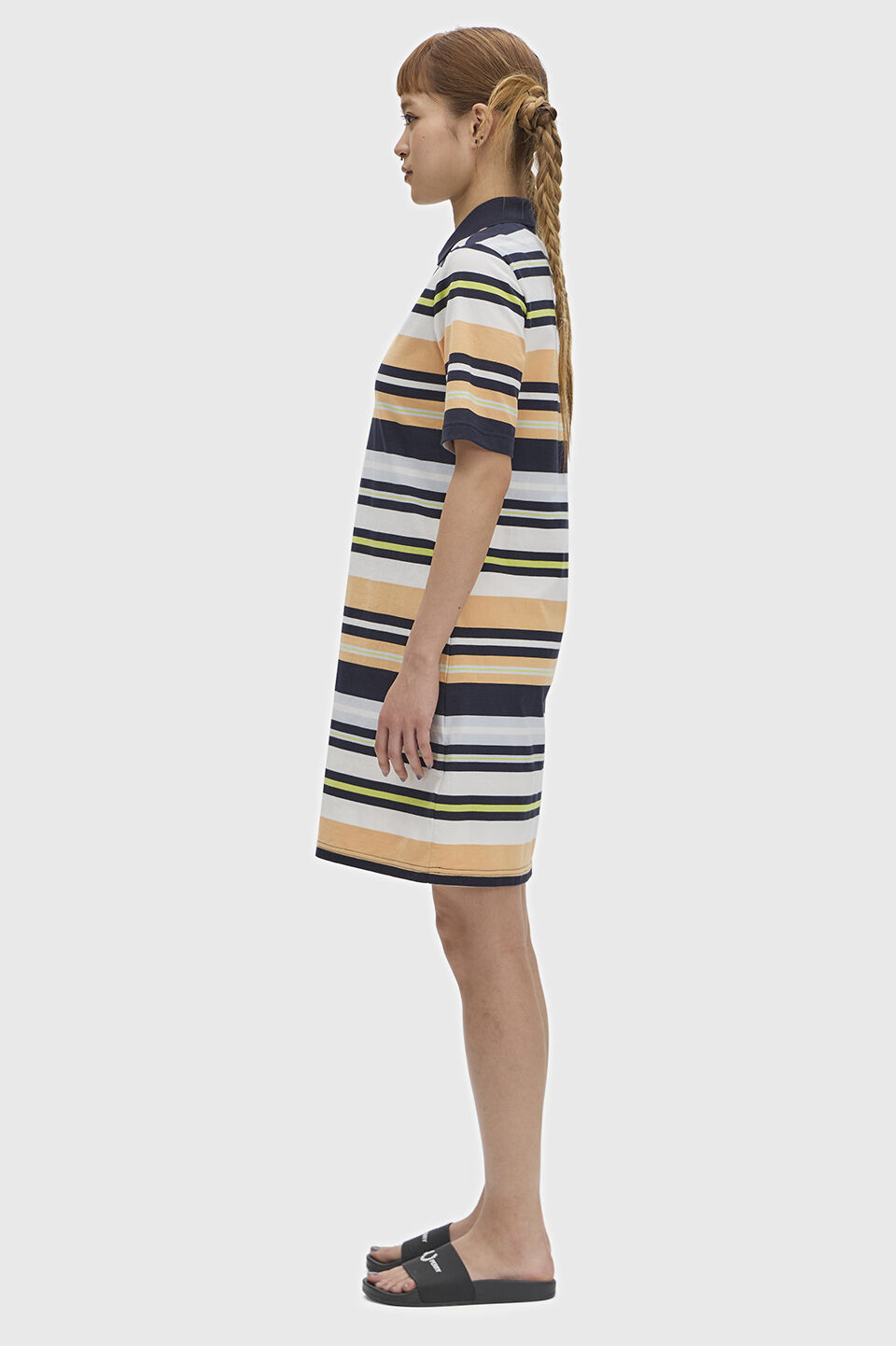 FRED PERRY 「Striped Polo Dress／ストライプポロワンピース」|ワンピース|