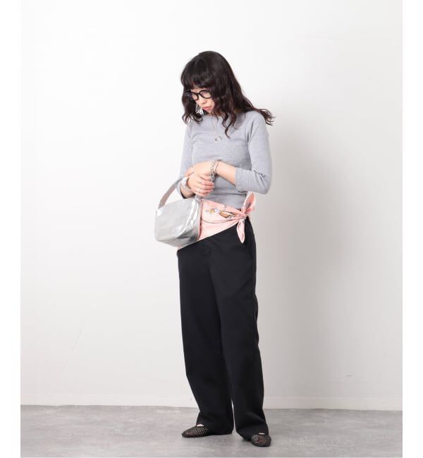  「【blancle/ ブランクレ】Semi circle small bag」|ハンドバッグ|