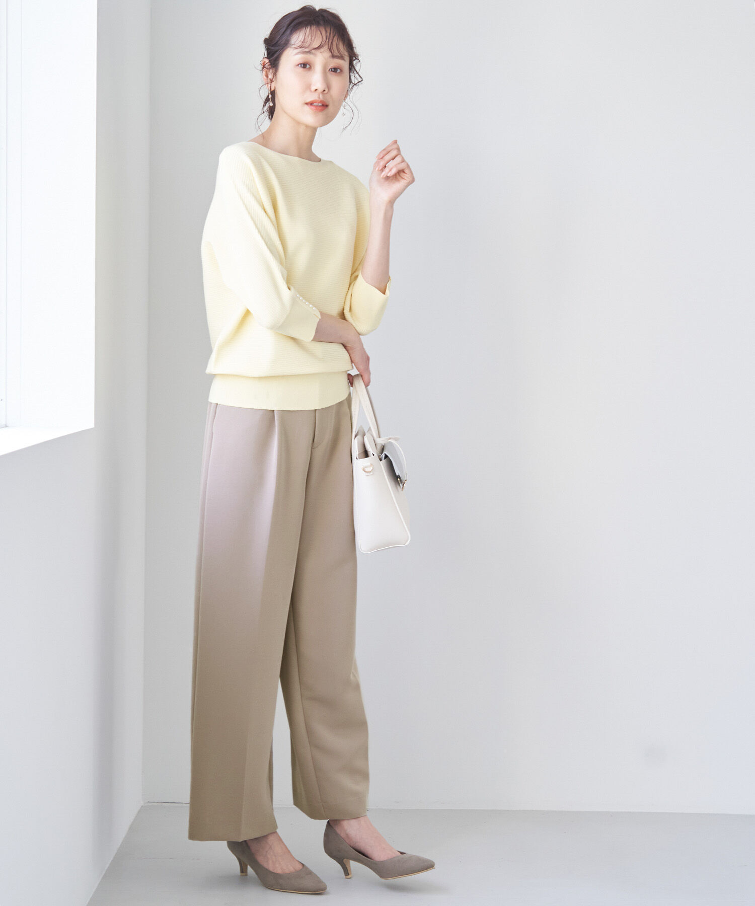 Rope&rsquo;Picnic「【360&deg;ウルトラストレッチ】セットアップ対応/ワイドパンツ【一部店舗限定34,42サイズ】」|その他|