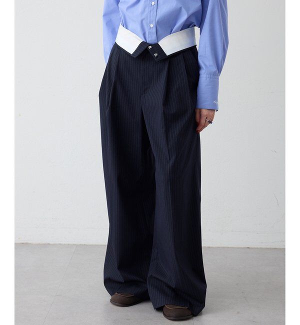 THE PAUSE「【THE PAUSE】ストライプタックパンツ」|その他|