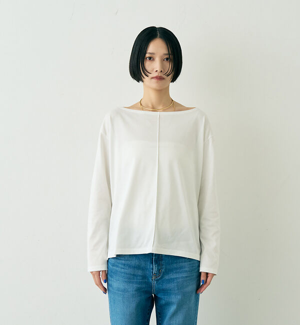 Rouge vif「綿ポリ天竺万能カットプルオーバー」|Tシャツ・カットソー|