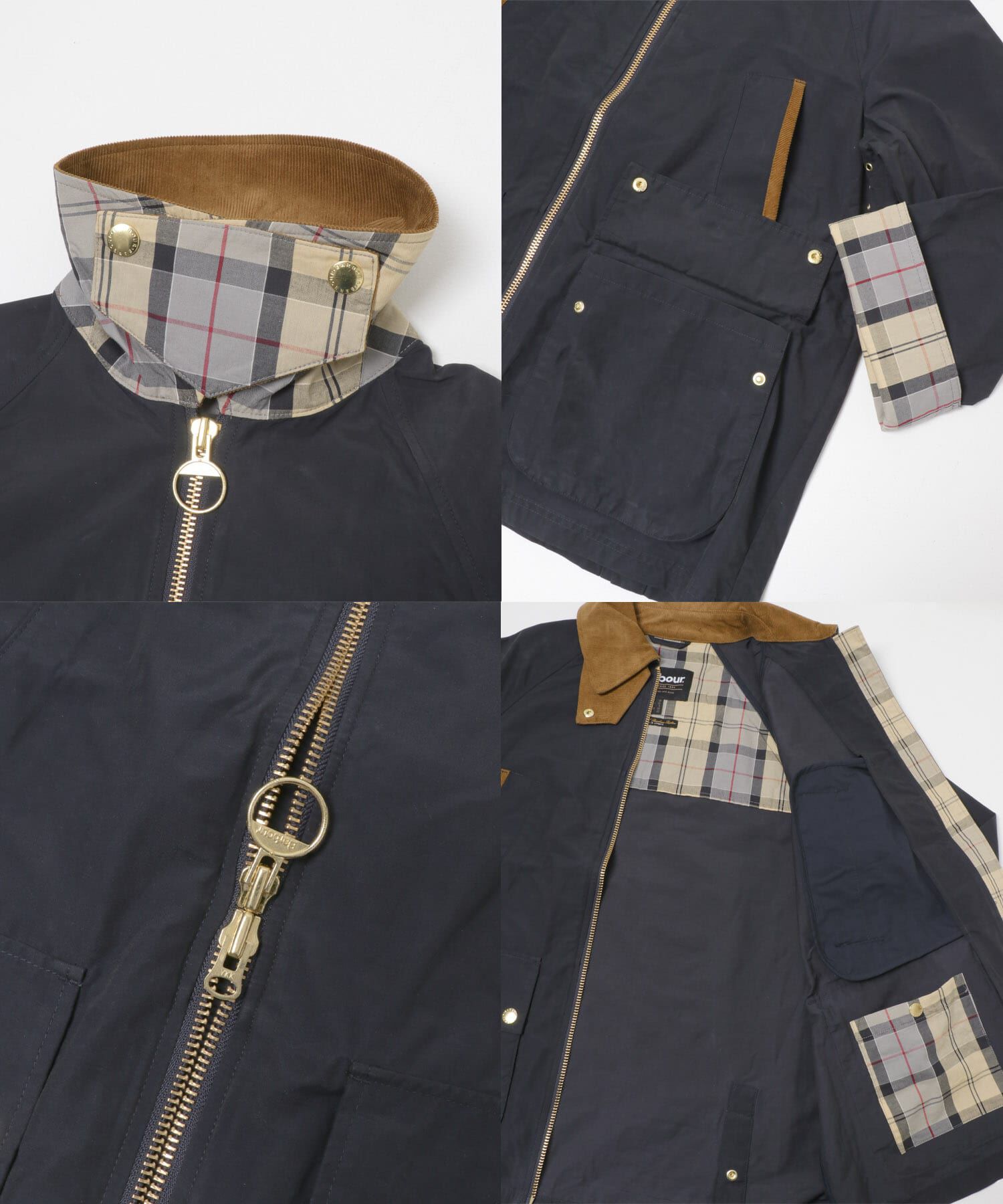 URBAN RESEARCH DOORS「Barbour　ICONSBEDALE SHOWERPROOFJACKET」|ノーカラーコート|
