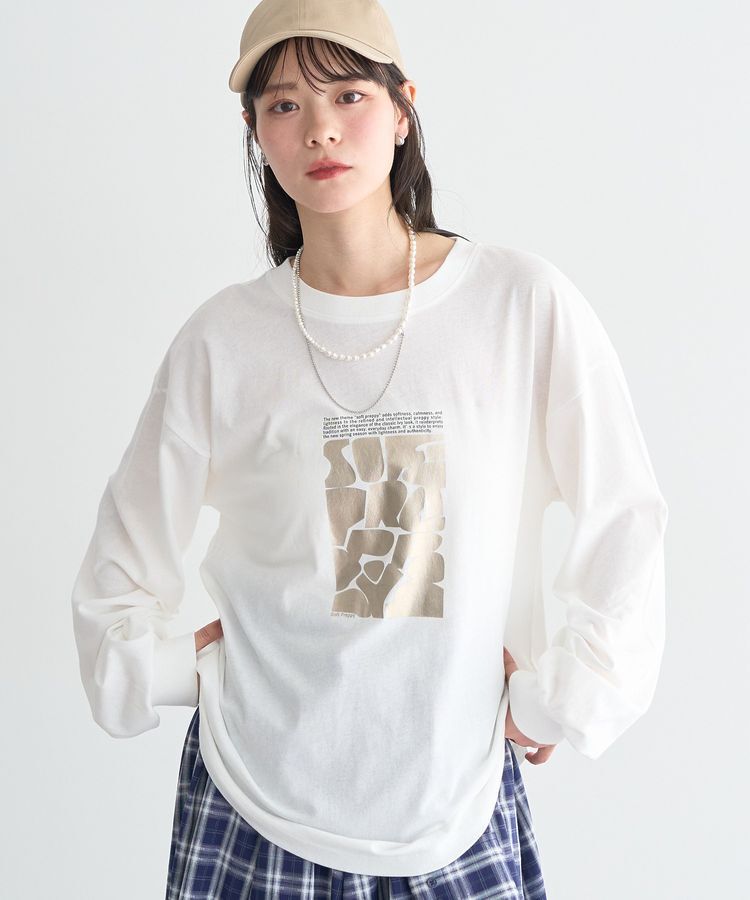 earth music&ecology「アソートグラフィックロンT」|Tシャツ・カットソー|A