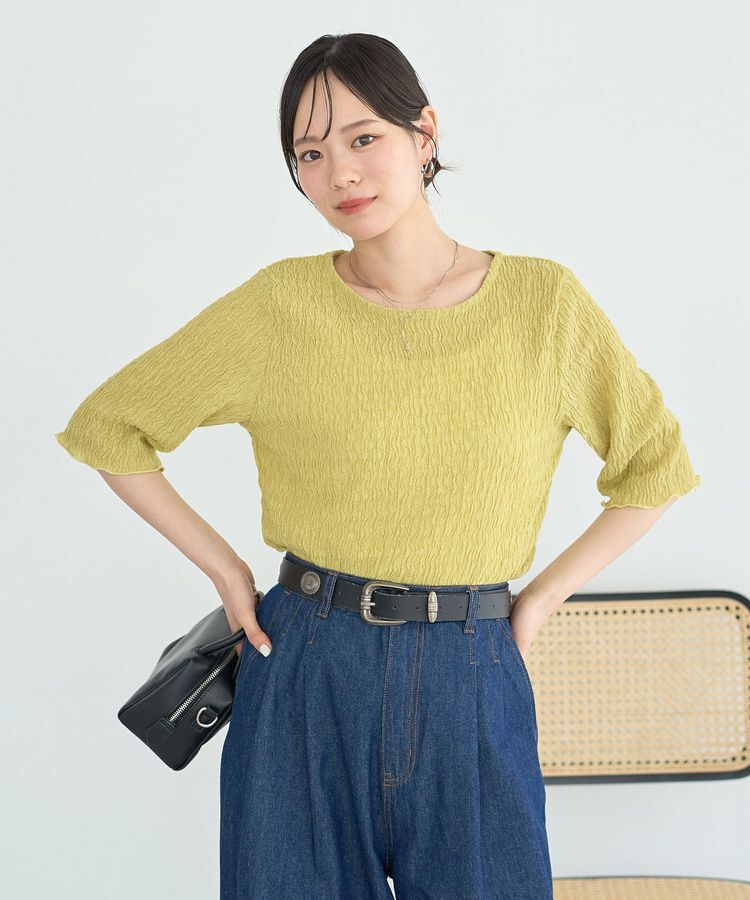 earth music&ecology「ランダムヨウリュウカットプルオーバー」|Tシャツ・カットソー|