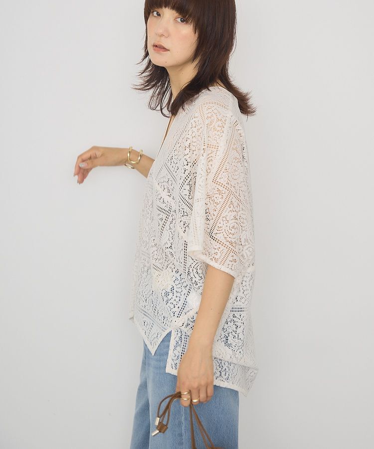 AMERICAN HOLIC「レースコクーンプルオーバー」|Tシャツ・カットソー|