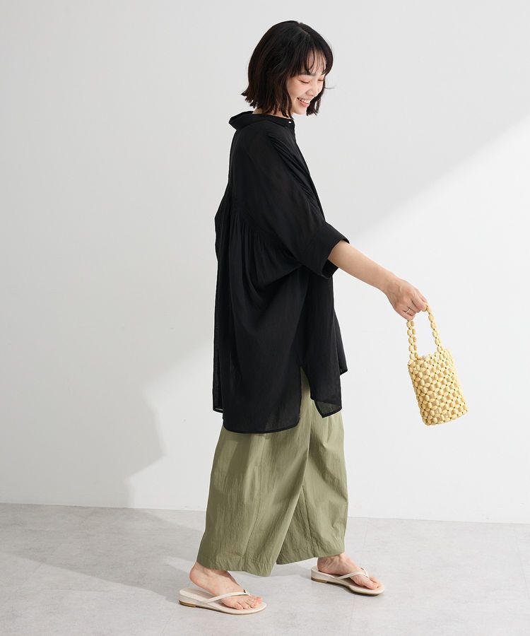 Green Parks「スラブシアーシャツチュニック」|ワンピース|