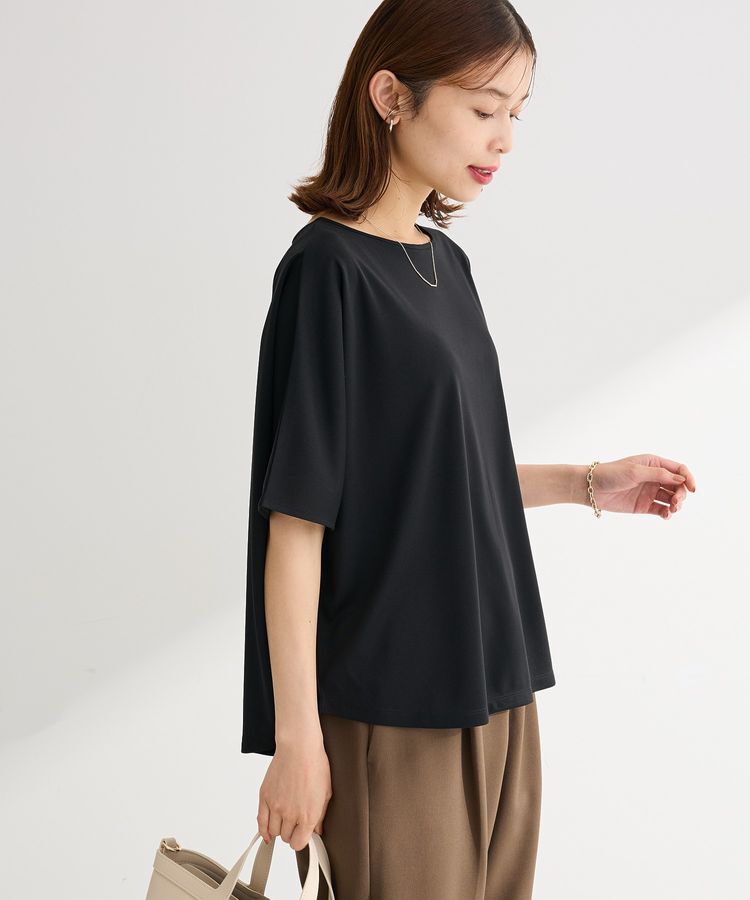 Green Parks「【優秀ブラウス】マルチ機能バックデザインブラウス」|Tシャツ・カットソー|Black
