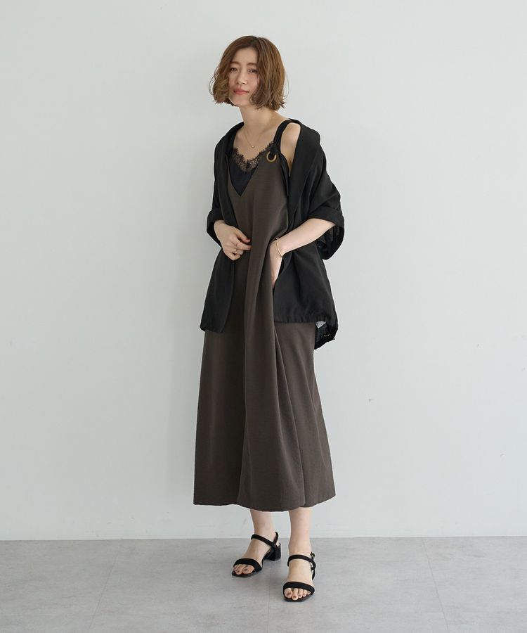 YECCA VECCA「ベルトストラップサロペット」|オールインワン|
