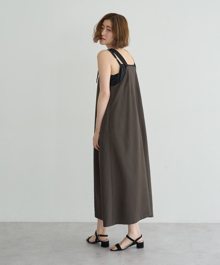 YECCA VECCA「ベルトストラップサロペット」|オールインワン|