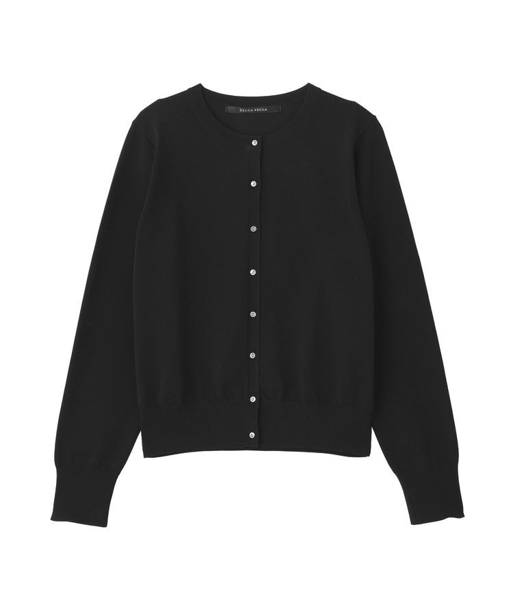 YECCA VECCA「【UVカット】クルーネックカーディガン」|カーディガン|