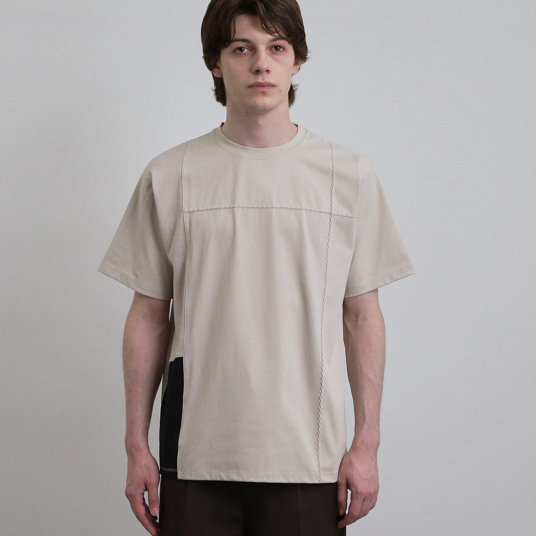 tk.TAKEO KIKUCHI「ダッシュライン切替Tシャツ」|Tシャツ・カットソー|