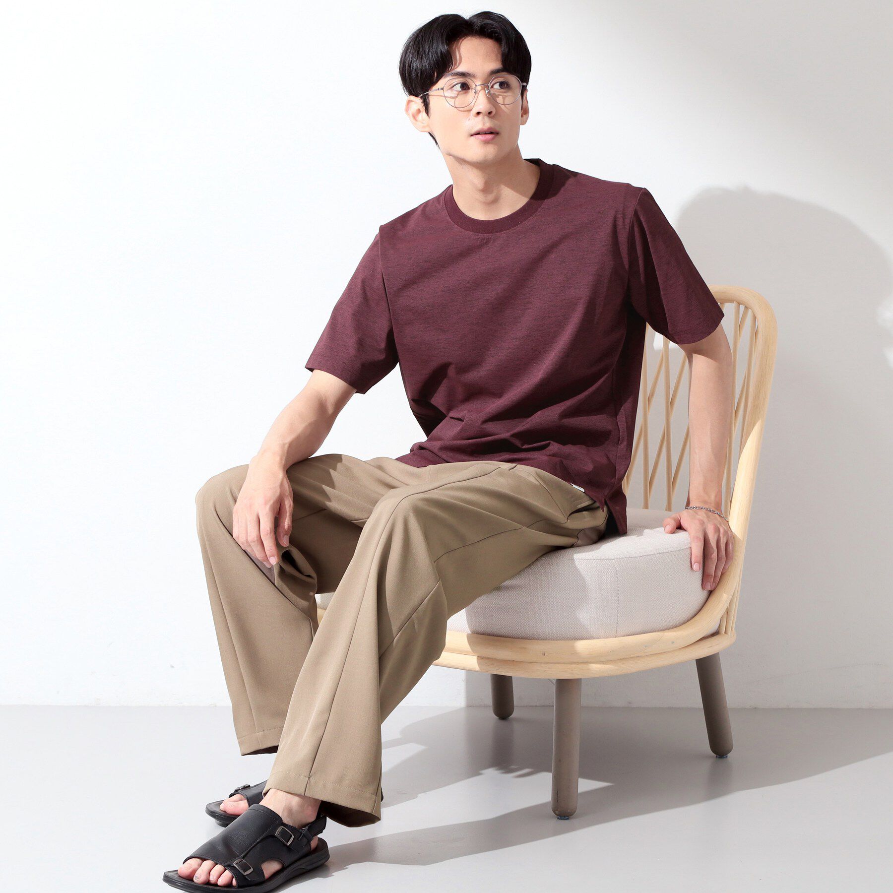 THE SHOP TK「【接触冷感/吸水速乾/UVカット/透け防止/遮熱】BO-NO TEE/ボーノTシャツ」|Tシャツ・カットソー|