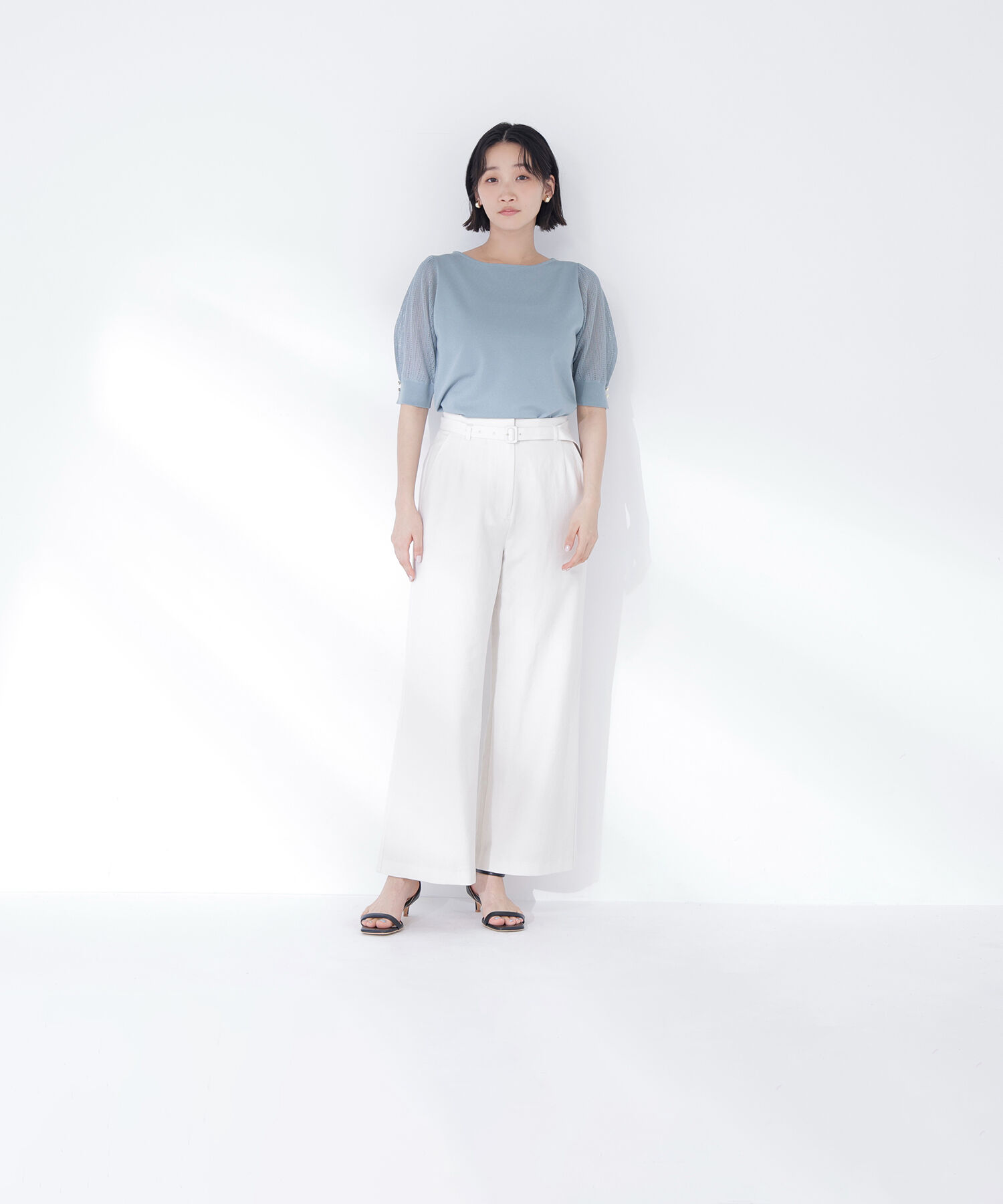  「＜Oggi掲載＞＜骨格ナチュラル＞リネンブレンドパンツ」|その他|