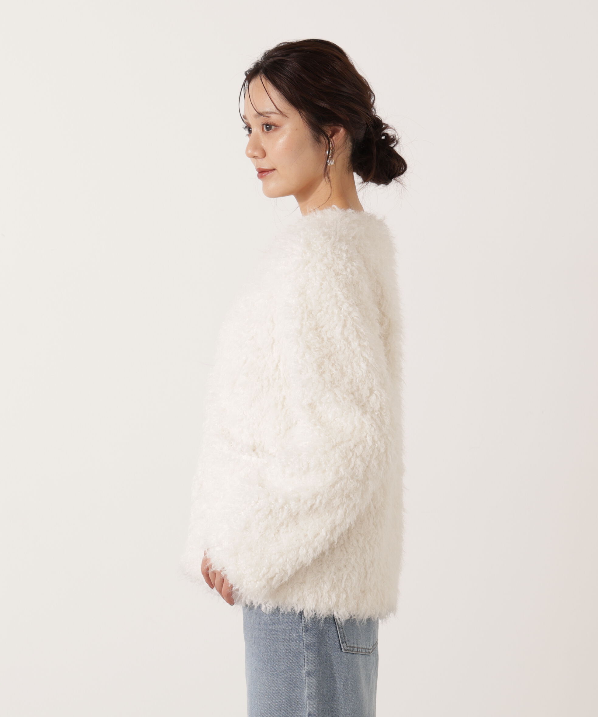 PROPORTION BODY DRESSING「ラムファー風ブルゾン 25AW」|ブルゾン・スタジャン|