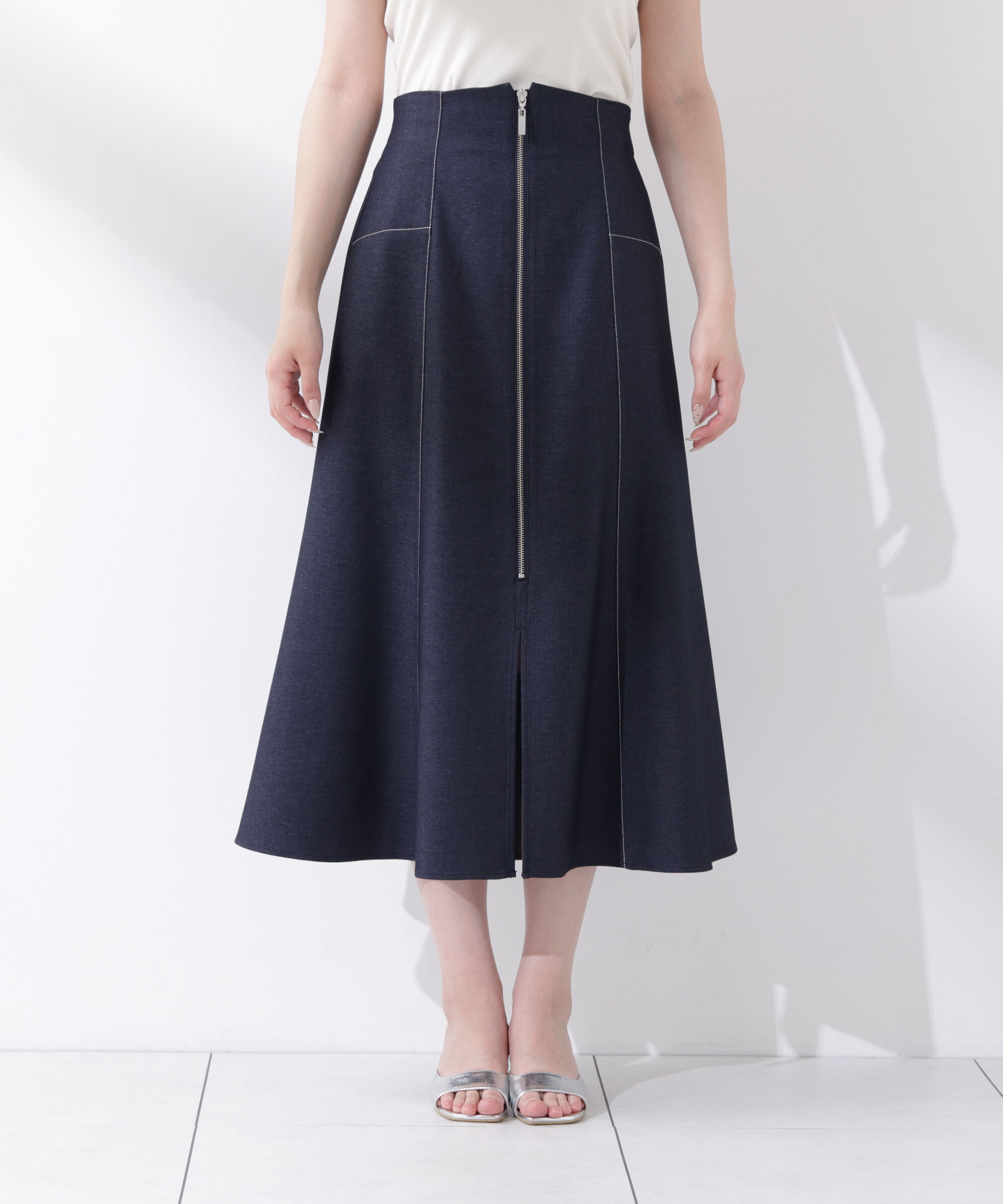 PROPORTION BODY DRESSING「＜中川紅葉さん着用＞フロントジップマーメードスカート」|スカート|