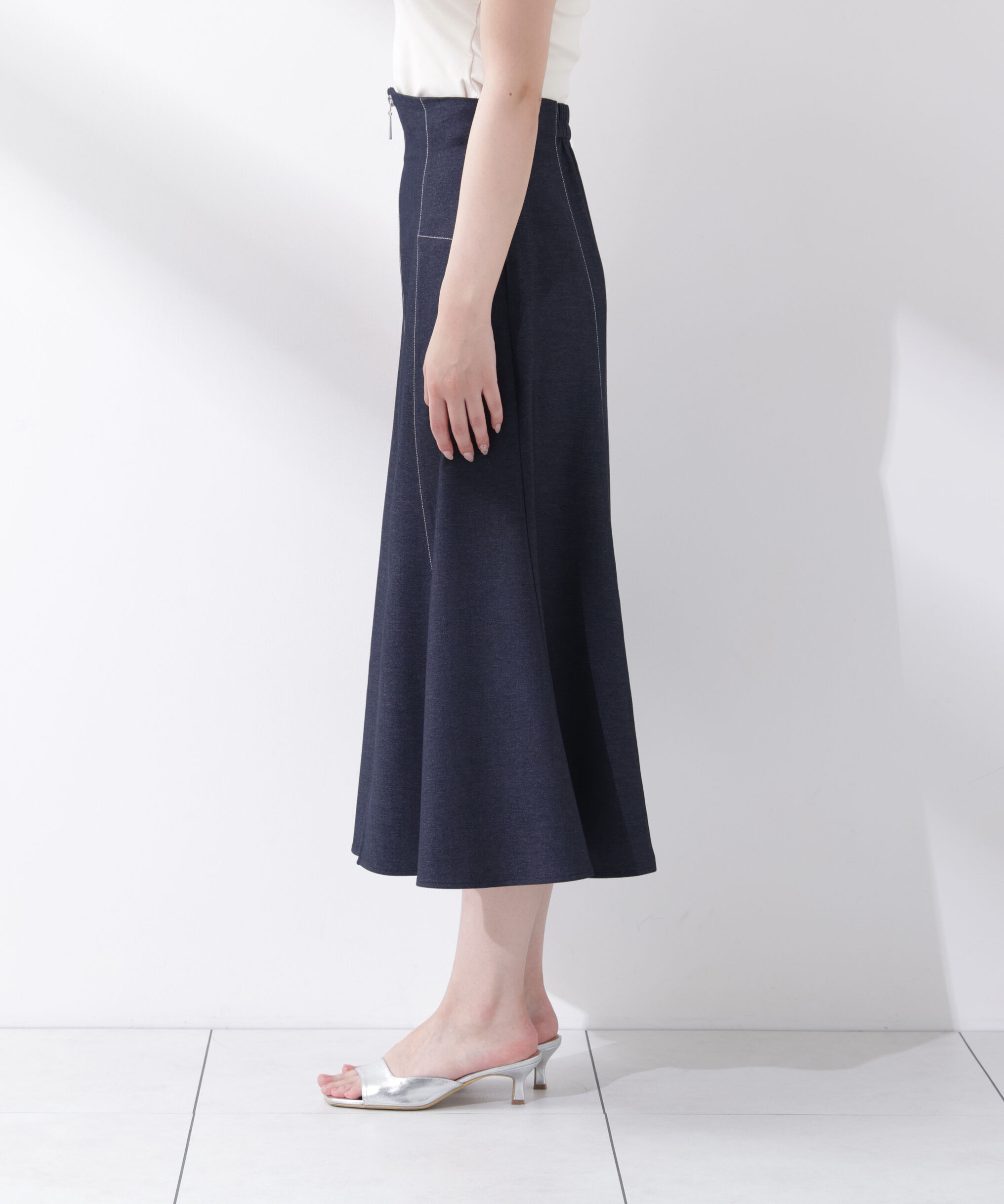 PROPORTION BODY DRESSING「＜中川紅葉さん着用＞フロントジップマーメードスカート」|スカート|