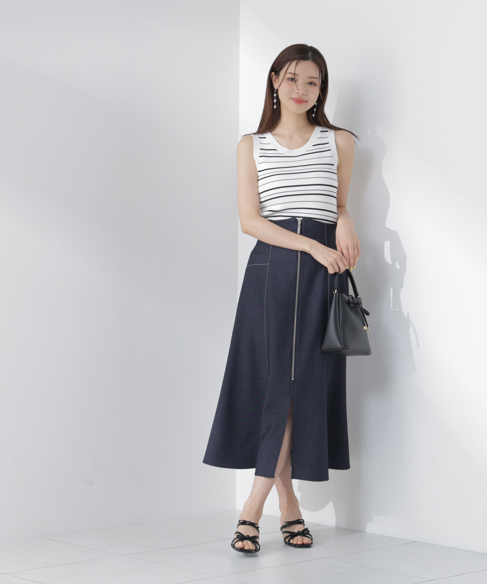 PROPORTION BODY DRESSING「＜中川紅葉さん着用＞フロントジップマーメードスカート」|スカート|