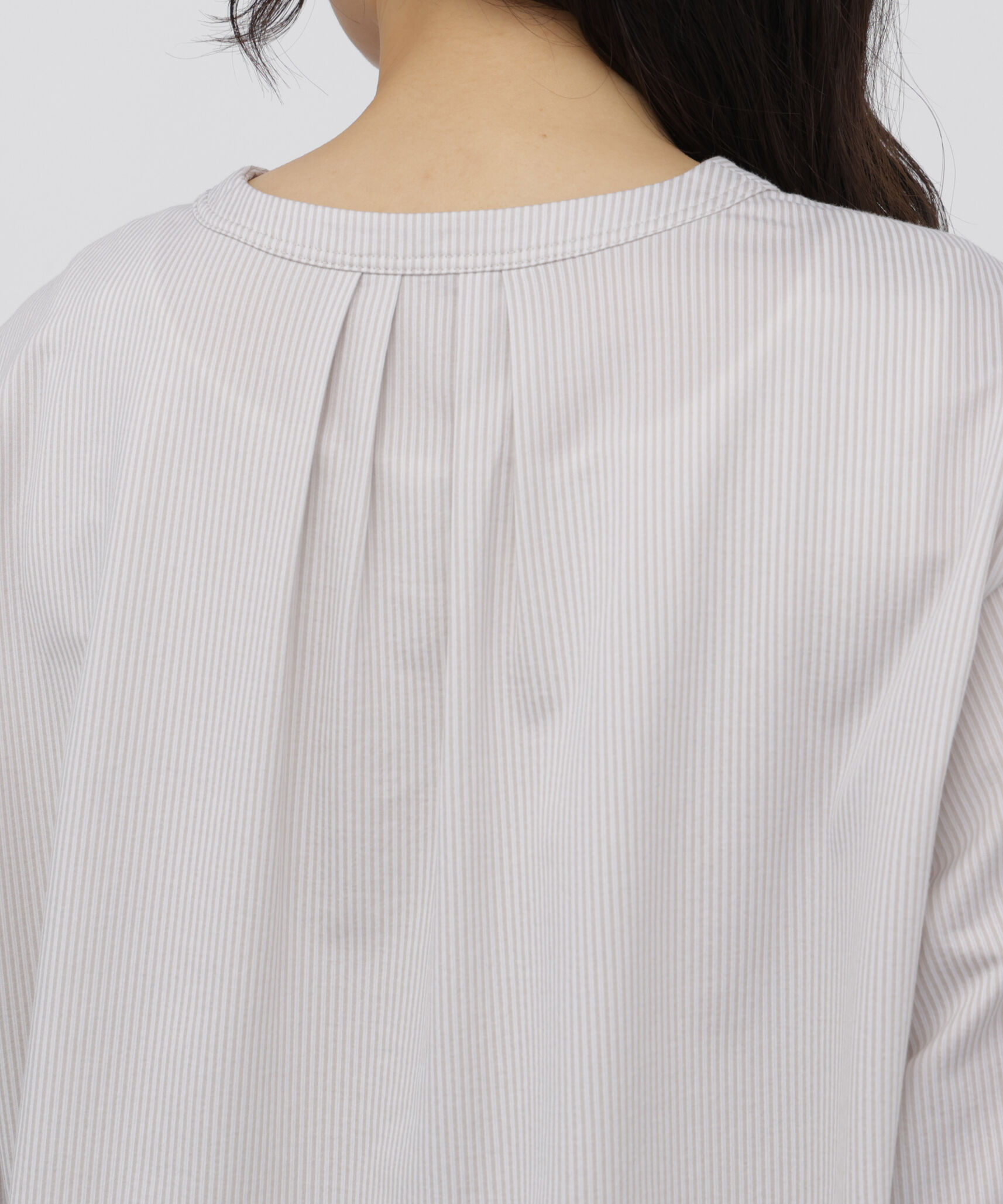  「◆トリコットカットソー釦ブラウス」|Tシャツ・カットソー|