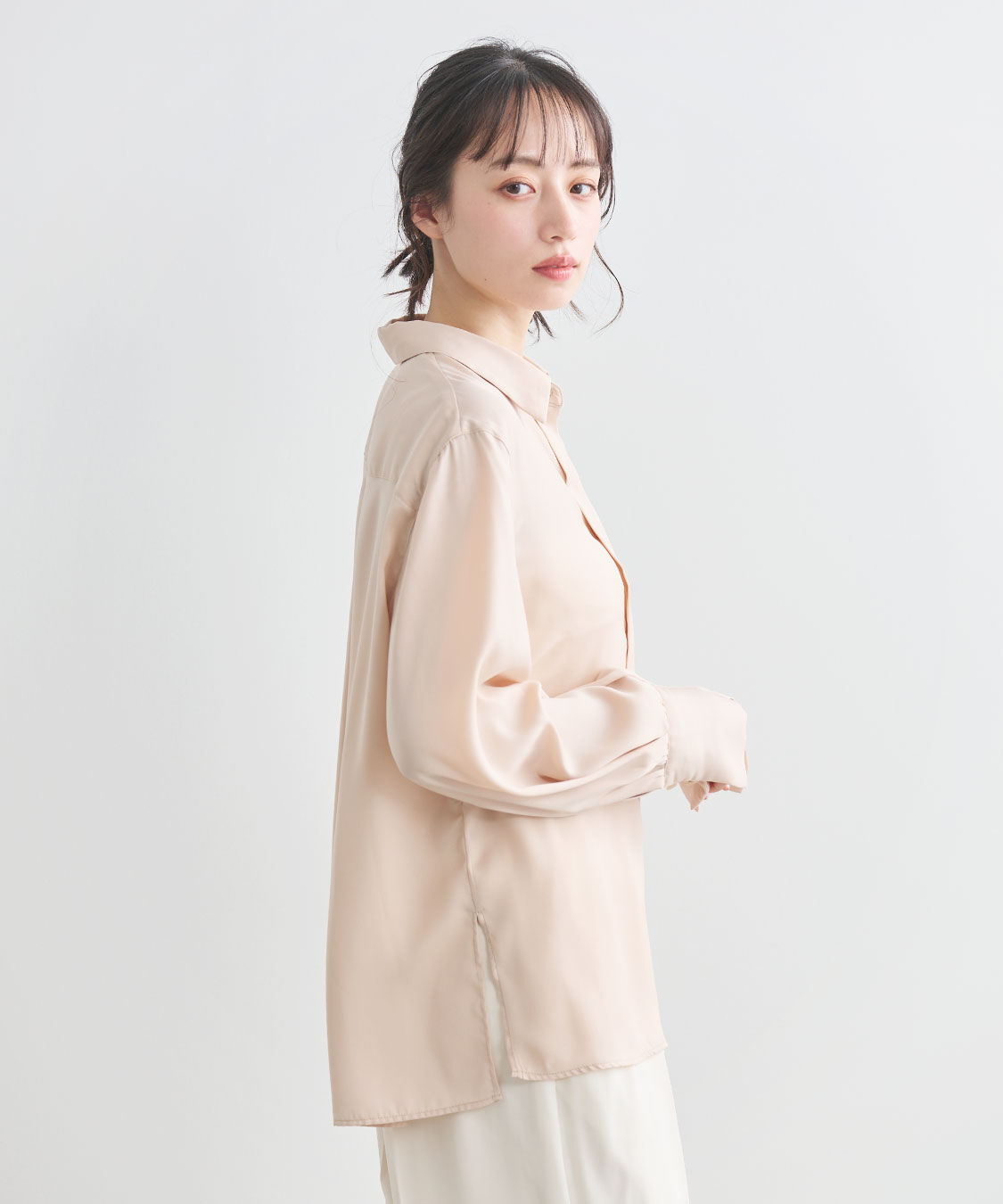 COCO DEAL「2WAYサテンシャツ」|シャツ・ブラウス|