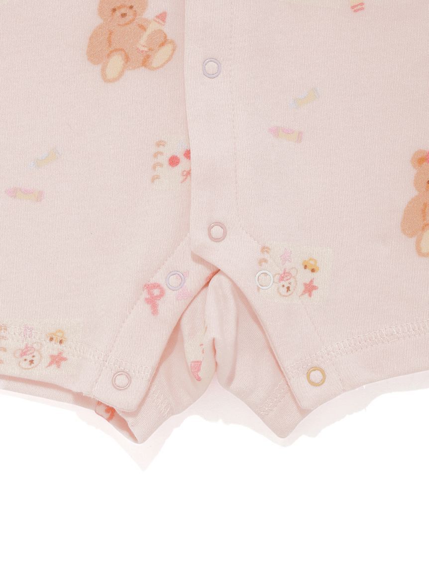 GELATO PIQUE KIDS & BABY「【BABY】ドローイングベア柄ロンパース」|ロンパース|