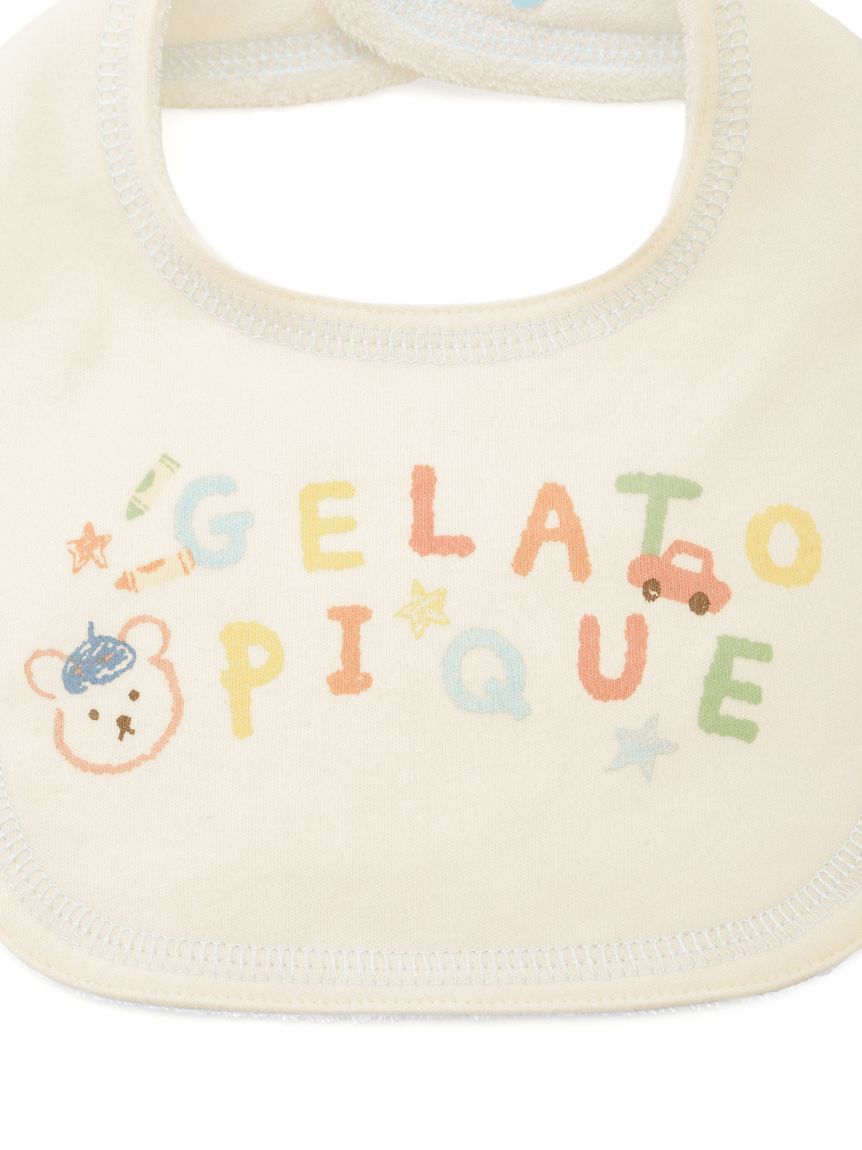 GELATO PIQUE KIDS & BABY「【BABY】ドローイングベアワンポイントスタイ」|スタイ|