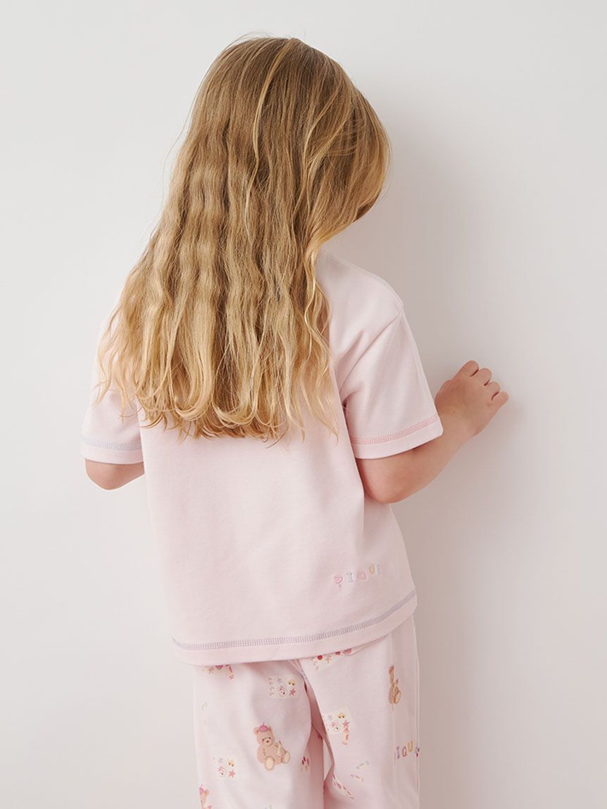 GELATO PIQUE KIDS & BABY「【KIDS】ドローイングベアワンポイントTシャツ」|ルームウェア|