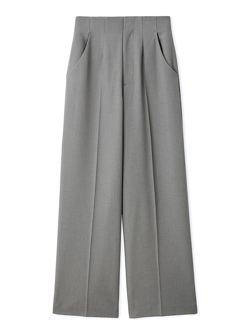SNIDEL「Sustainableハイウエストストレートパンツ」|チノ|GRY