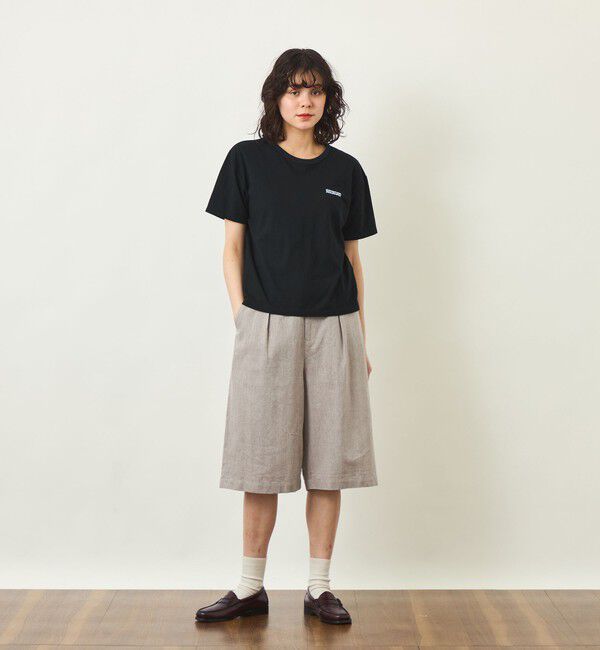 MACKINTOSH PHILOSOPHY「GREY LABEL リネンミックスロゴTシャツ」|Tシャツ・カットソー|