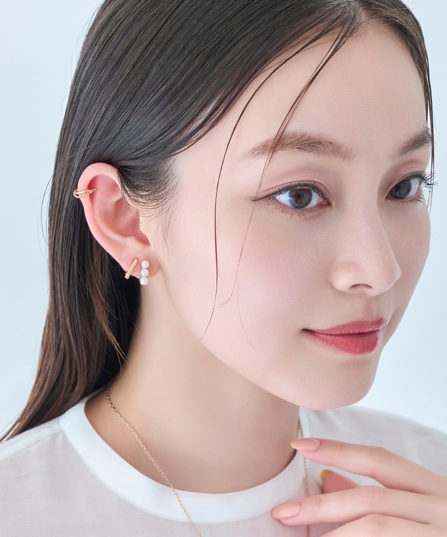 Phoebe「【シリーズ累計販売10000点突破！】シトラスイヤーカフ　ローズゴールド」|イヤーカフ|