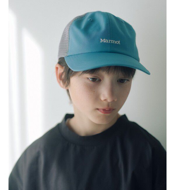 UNITED ARROWS green label relaxing「＜Marmot＞メッシュ キャップ / キッズ  」|キャップ・キャスケット|TURQUOISE