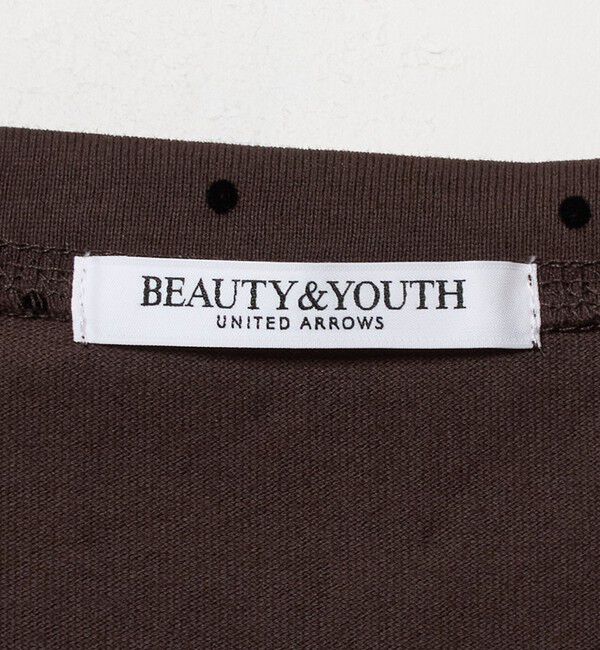 BEAUTY&YOUTH UNITED ARROWS「コットン ドットプリント  Tシャツ」|Tシャツ・カットソー|