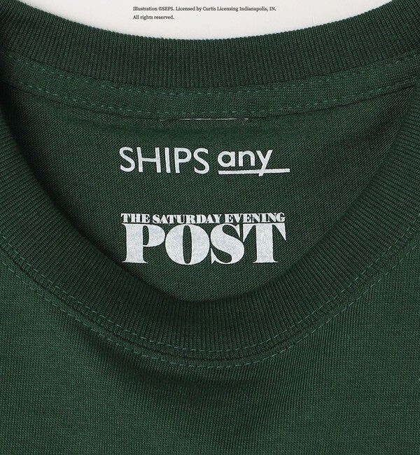 SHIPS any「SHIPS any: The Saturday Evening Post プリント Tシャツ◇」|Tシャツ・カットソー|