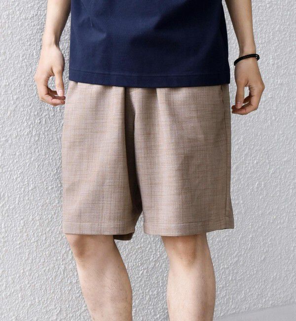 SHIPS any「SHIPS any:〈UVカット〉FUTURE LINEN CANVAS リネンライク イージー ショーツ◇」|その他|