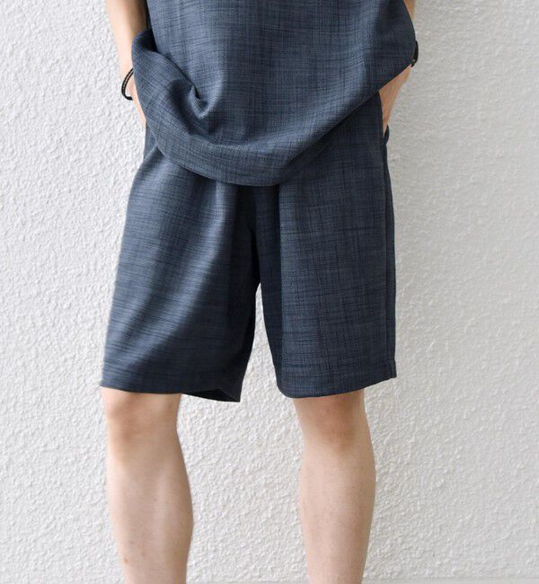 SHIPS any「SHIPS any:〈UVカット〉FUTURE LINEN CANVAS リネンライク イージー ショーツ◇」|その他|